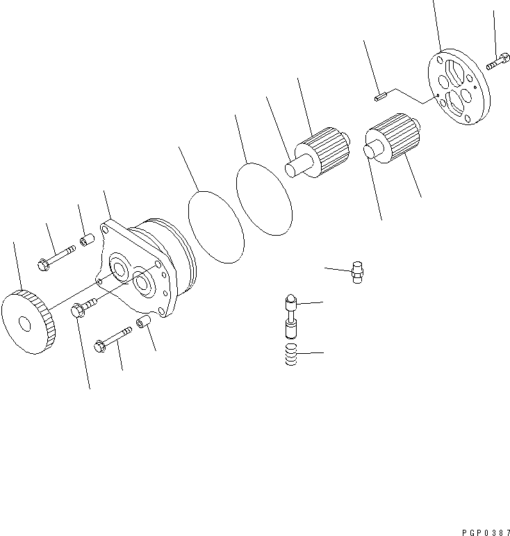 палец CU203426 KOMATSU