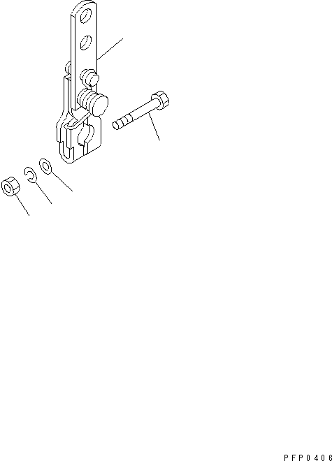 LEVER,THROTTLE CU110481 KOMATSU