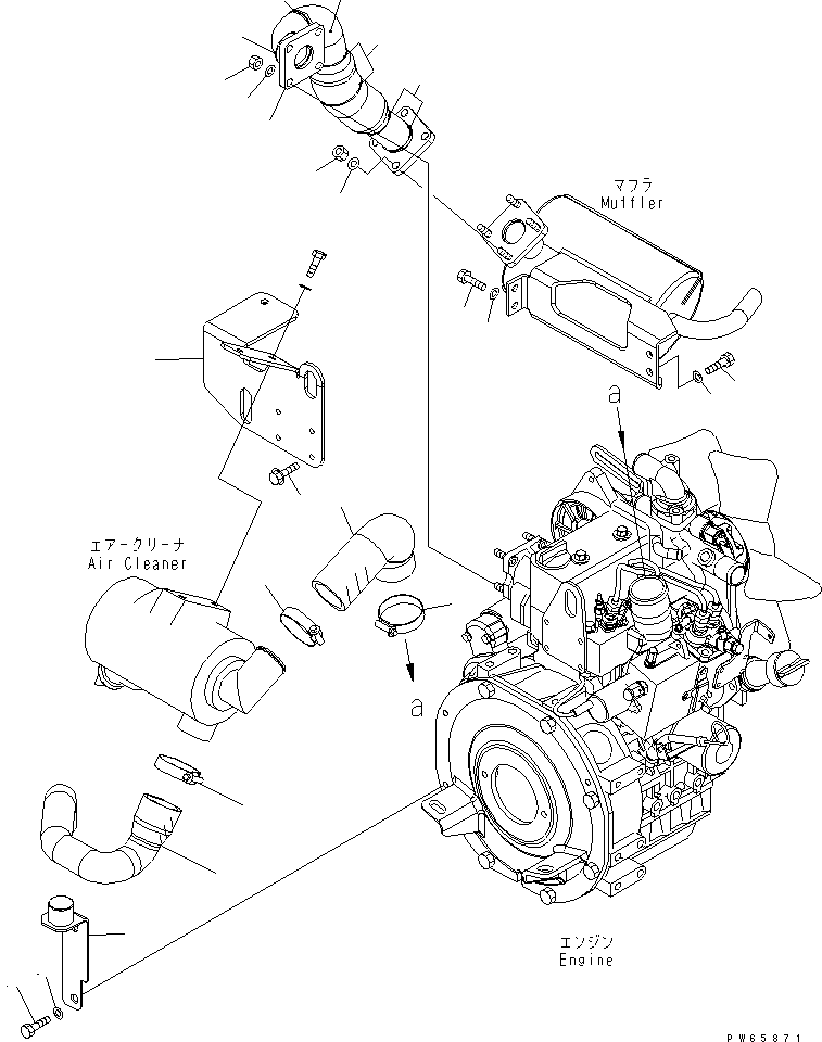Шланг 452-910 KOMATSU