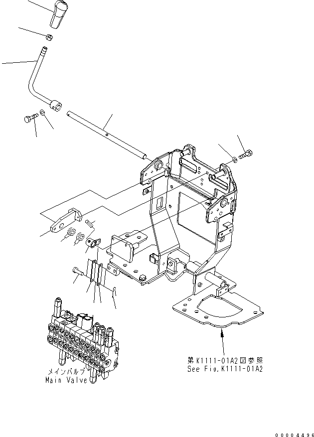 болт 107-957 KOMATSU