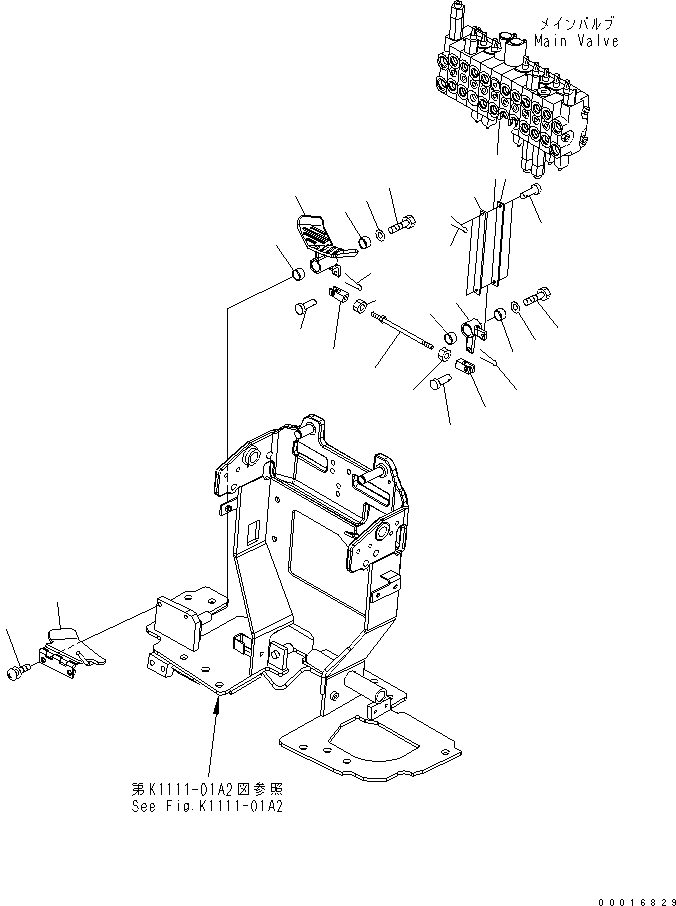 LEVER,SWING 453-121 KOMATSU