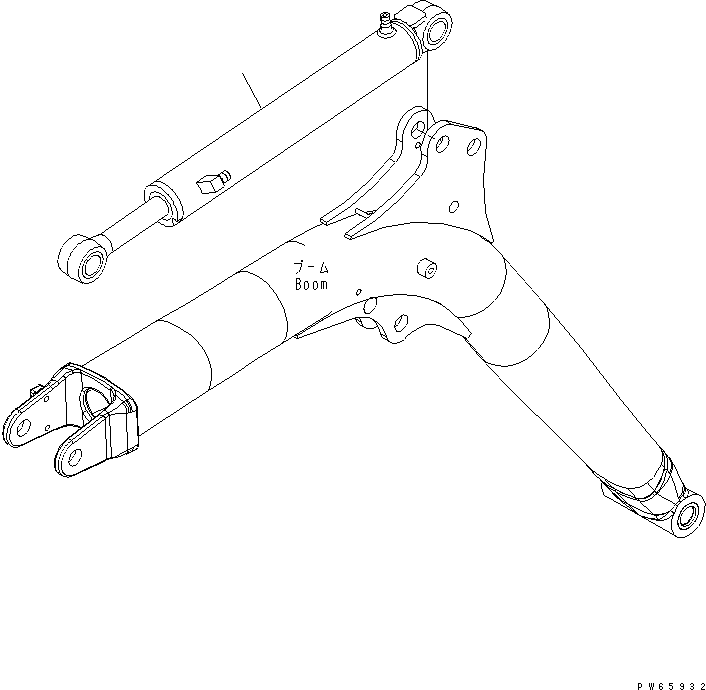 CYLINDER ASS'Y,(SEE FIG.Y1620-11A0) 455-435 KOMATSU