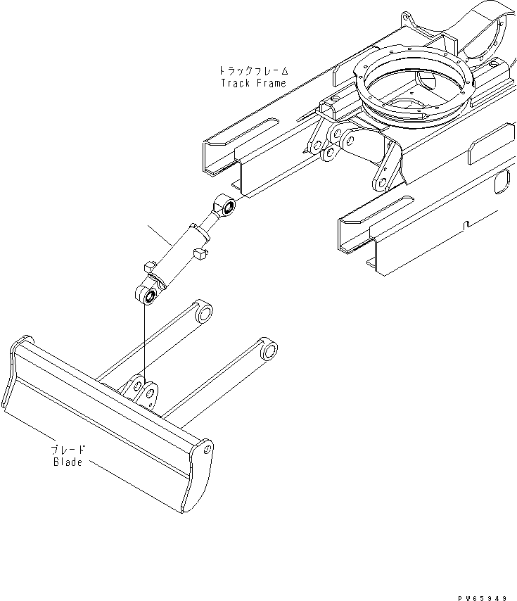 CYLINDER ASS'Y,(SEE FIG.Y1621-01A0) 452-113 KOMATSU