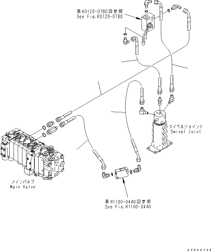 Шланг 457-112 KOMATSU