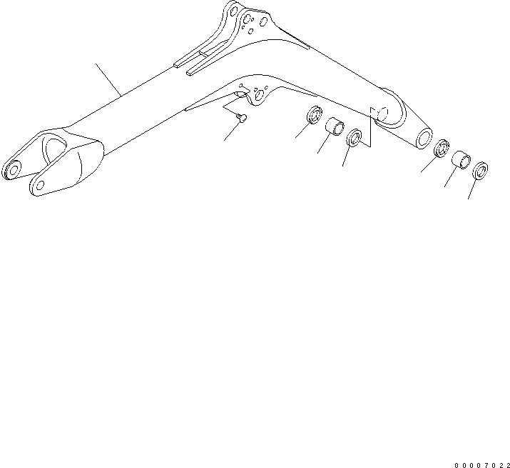 Стрела в сборе 455-797 KOMATSU