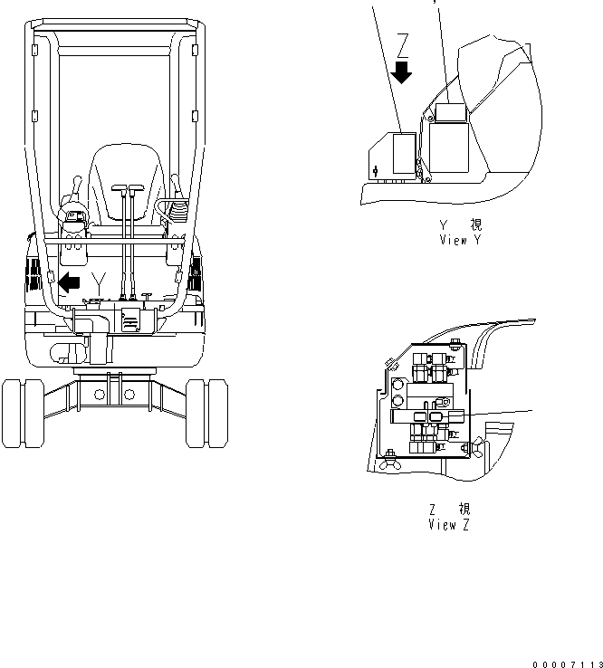 PLATE¤ SAFETY,OPERATING PATTERN 455-914 KOMATSU