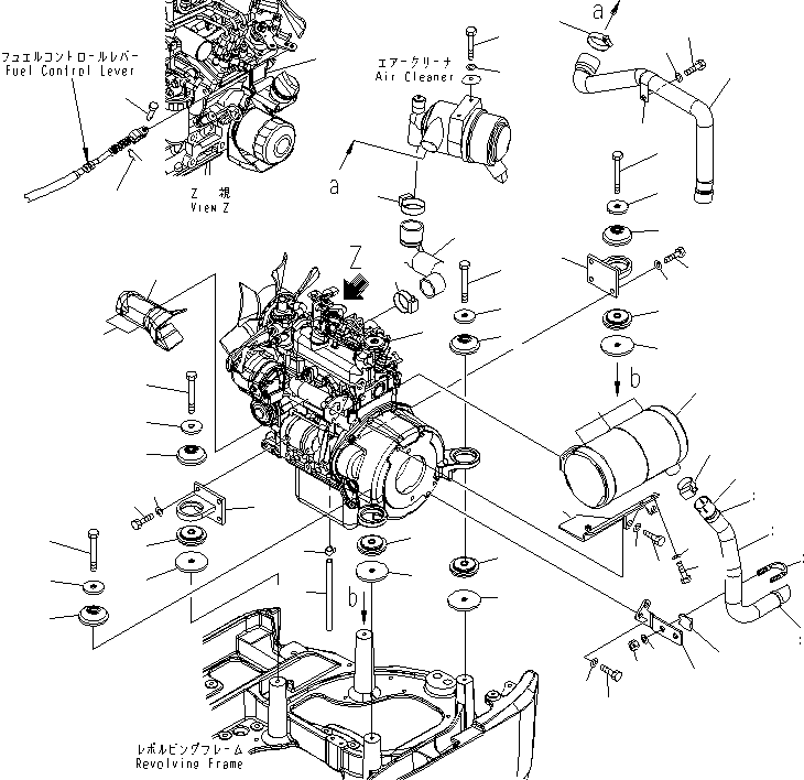 болт 107-983 KOMATSU
