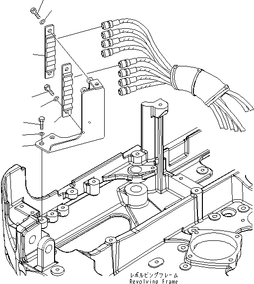 Кронштейн 460-167 KOMATSU