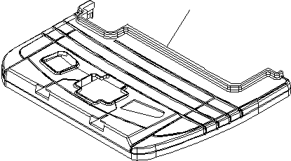 Коврик 460-538 KOMATSU