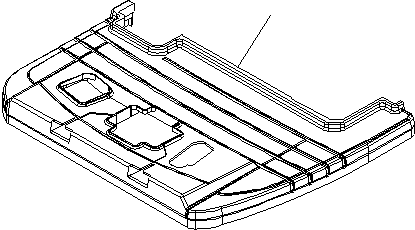 Коврик 460-539 KOMATSU