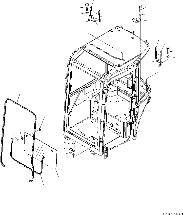 Фиксатор 458-587 KOMATSU