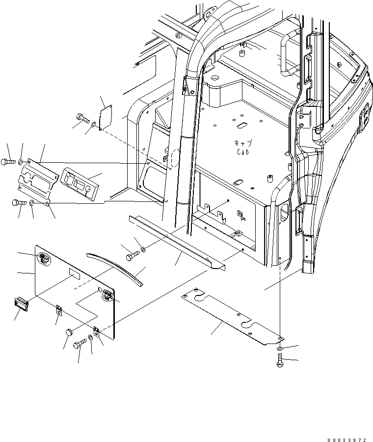 Крышка 461-178 KOMATSU