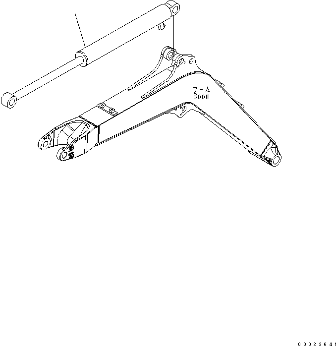 CYLINDER ASS'Y,(SEE FIG.Y1620-11A0) 461-196 KOMATSU