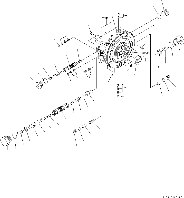 Пробка 461-458 KOMATSU