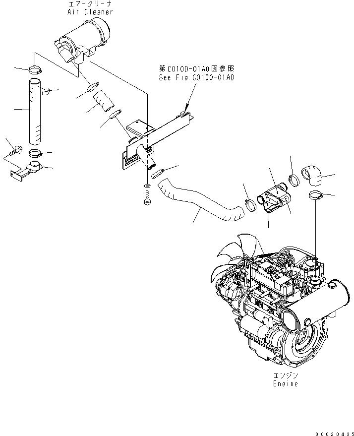 Шланг 459-892 KOMATSU
