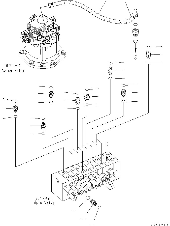 Шланг 457-866 KOMATSU