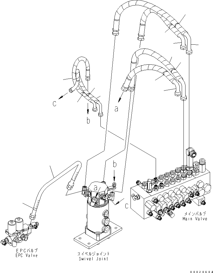Шланг 457-877 KOMATSU