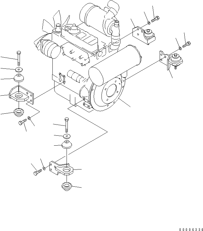 BRACKET,FRONT R.H. 455-692 KOMATSU