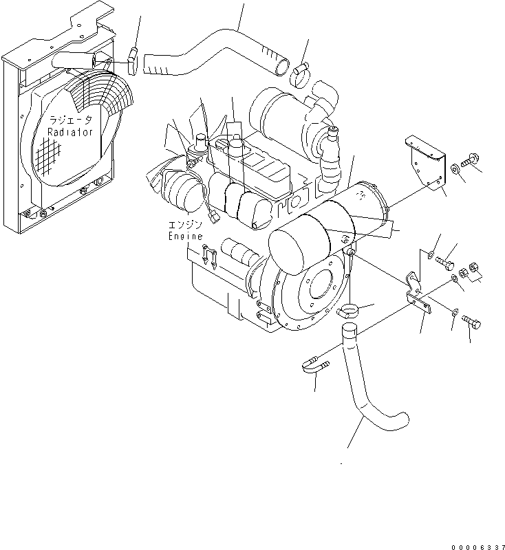 Хомут 451-322 KOMATSU