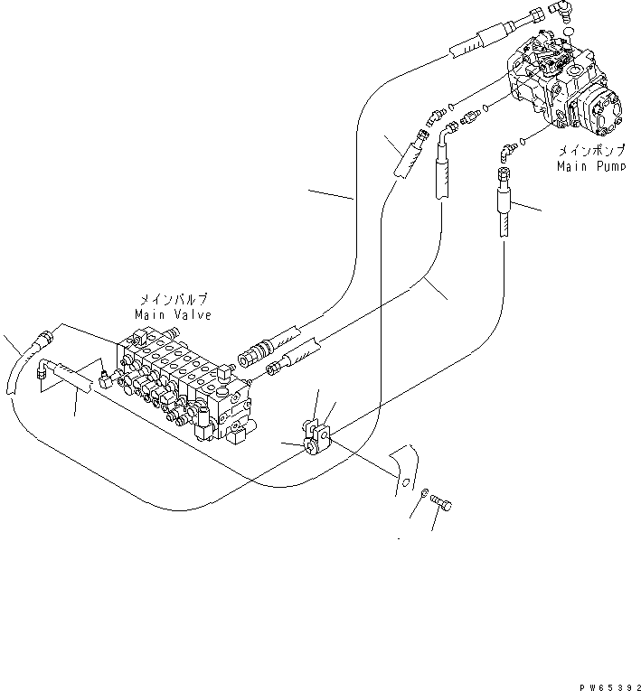 Хомут 451-352 KOMATSU