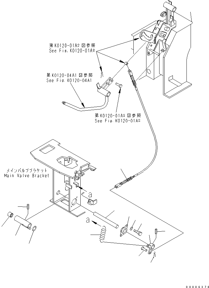 Кабель 451-133 KOMATSU