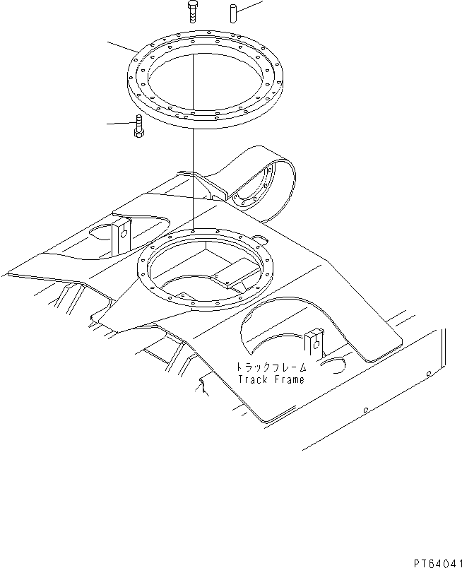 CIRCLE,SWING 451-311 KOMATSU