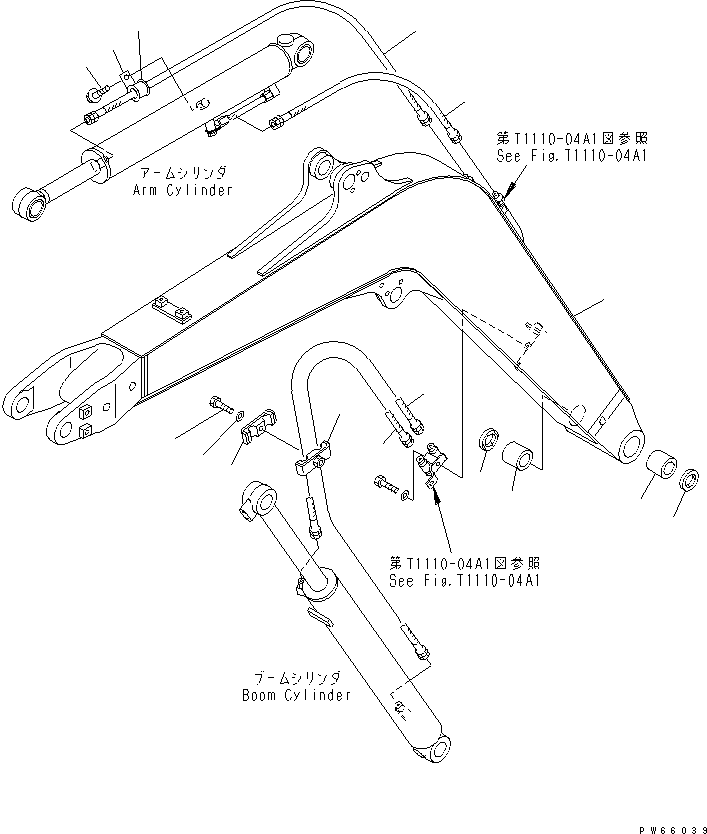 Шланг 457-151 KOMATSU