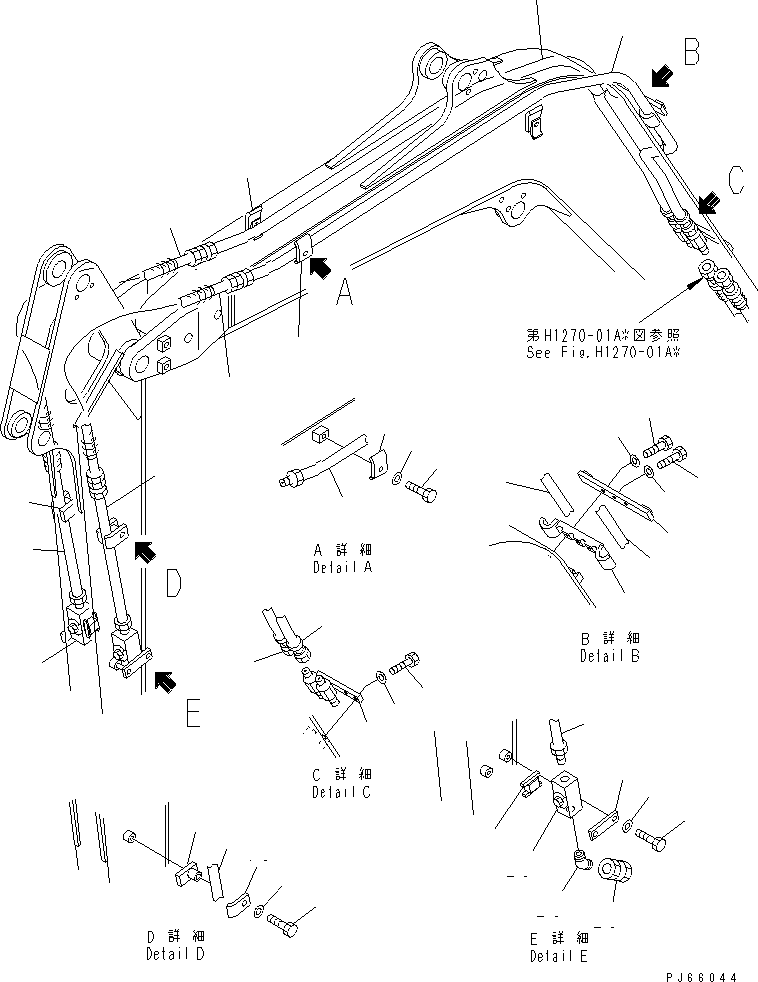 Хомут 455-705 KOMATSU