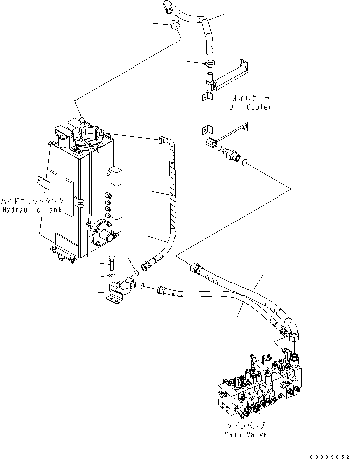 Трубка 458-873 KOMATSU