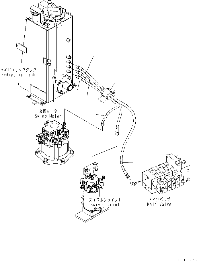 Шланг 457-913 KOMATSU