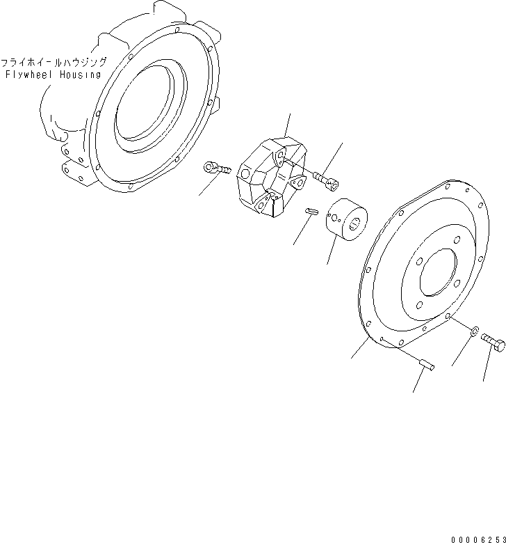 Крышка 455-413 KOMATSU