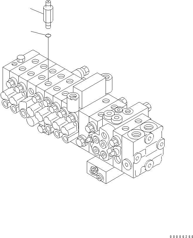 Соединительный штуцер 458-234 KOMATSU