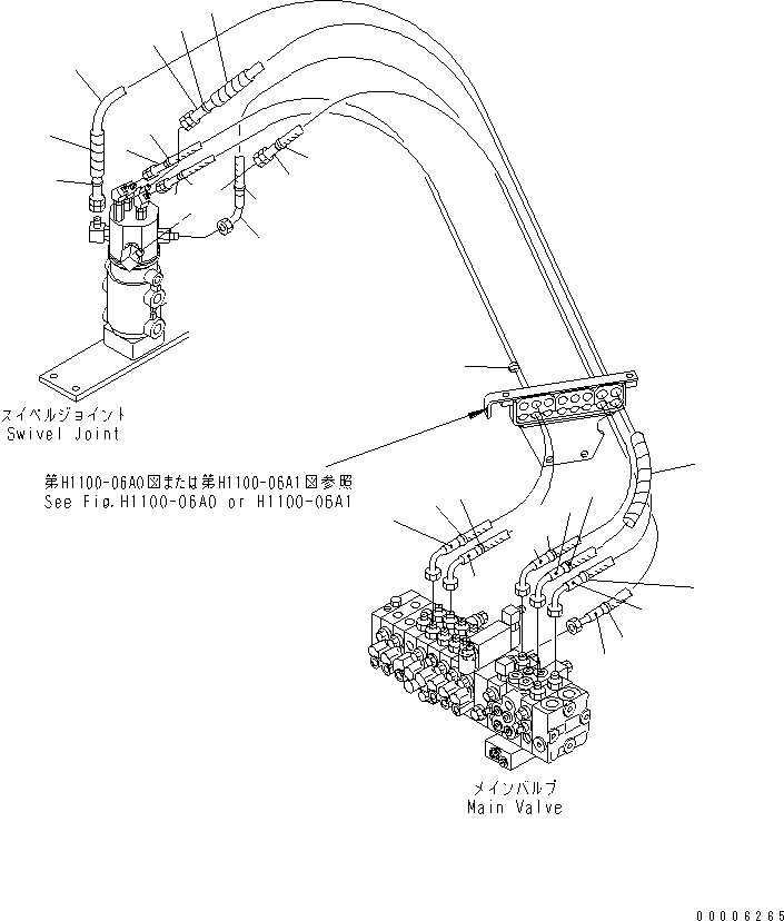 HOSE¤ 430MM 457-005 KOMATSU