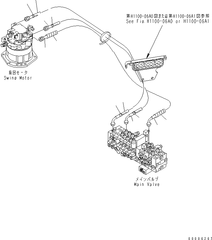 Шланг 452-855 KOMATSU