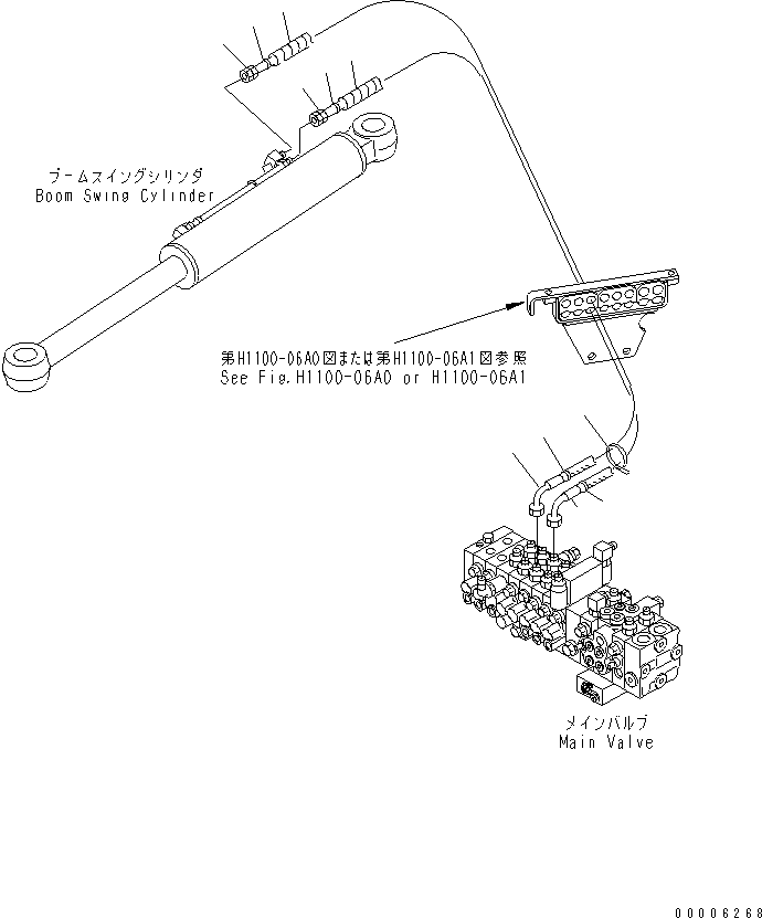 Шланг 457-040 KOMATSU