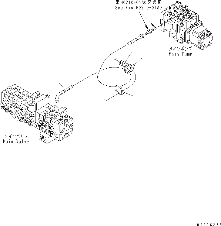 Шланг в сборе 457-374 KOMATSU