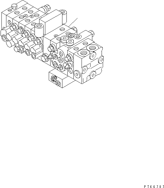 Управляющий клапан 451-628 KOMATSU