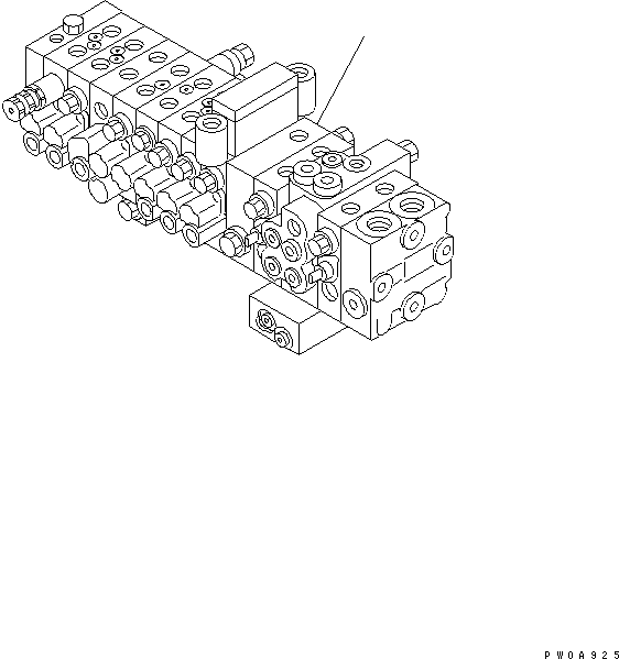 Управляющий клапан 451-645 KOMATSU