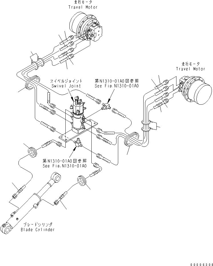 Проходная втулка 452-686 KOMATSU