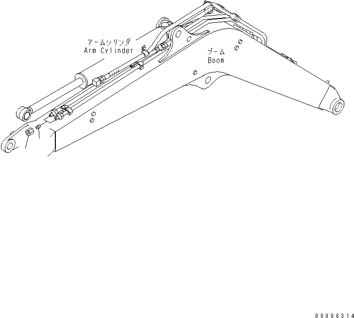Пробка 455-558 KOMATSU
