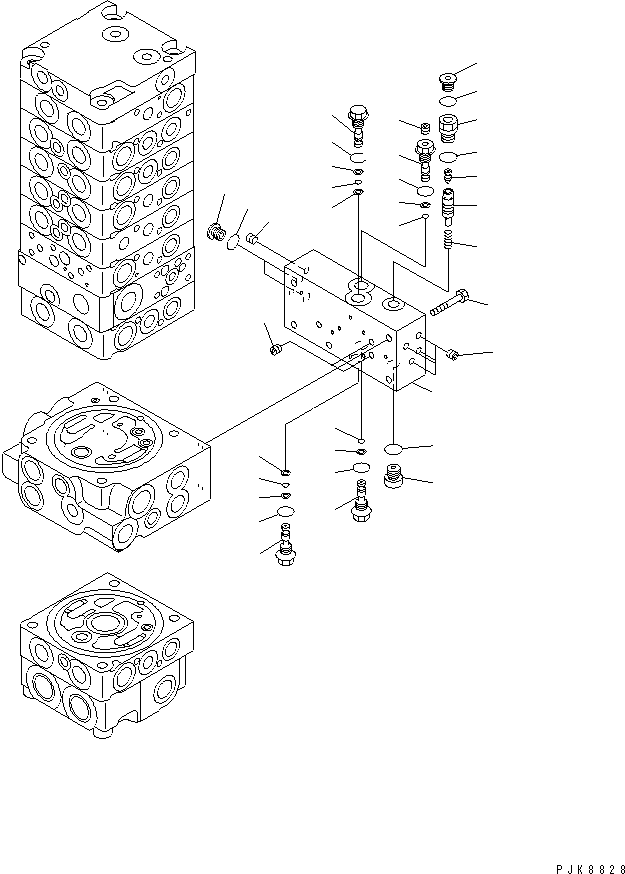Болт 107-960 KOMATSU