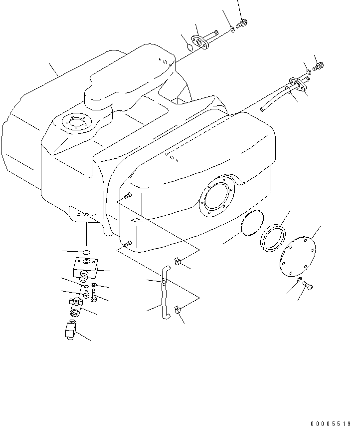 Крышка 451-784 KOMATSU