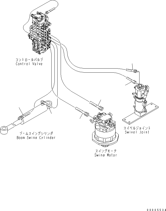 HOSE,BROWN 452-844 KOMATSU