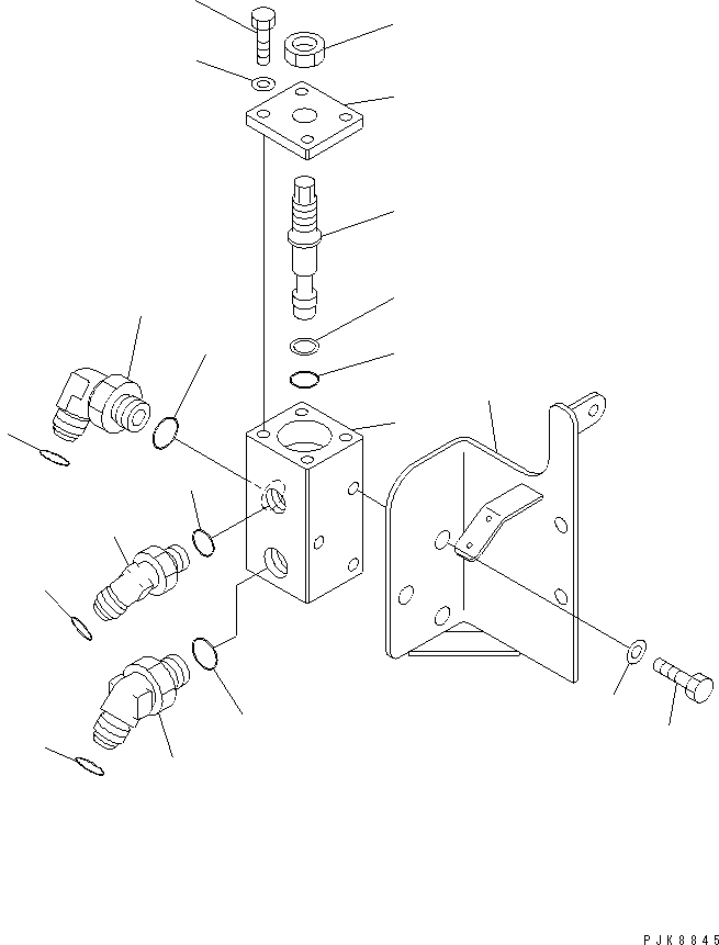 корпус 450-238 KOMATSU