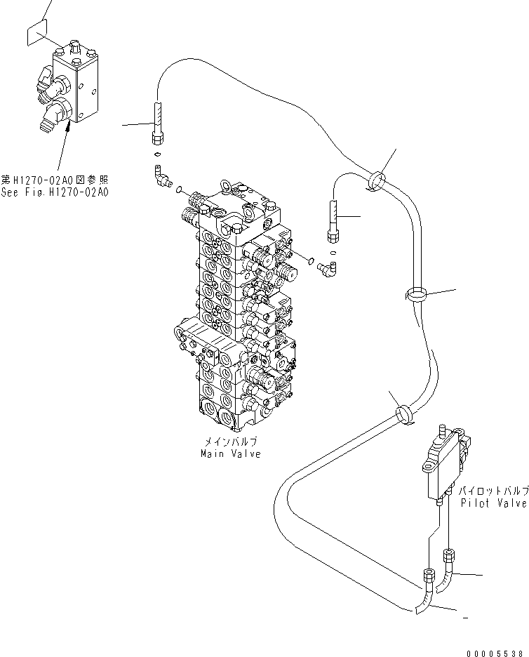 HOSE¤ 1810MM 457-341 KOMATSU
