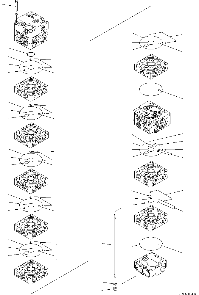 Болт 456-684 KOMATSU