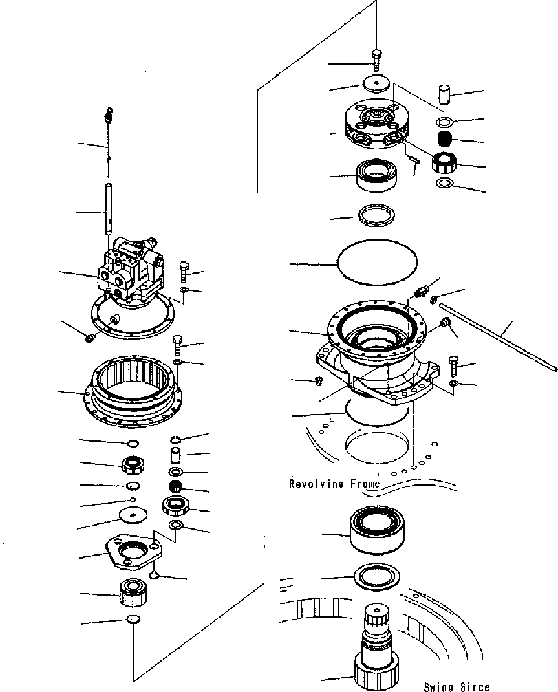 SWING MOTOR A. (706-7K-01050) KOMATSU