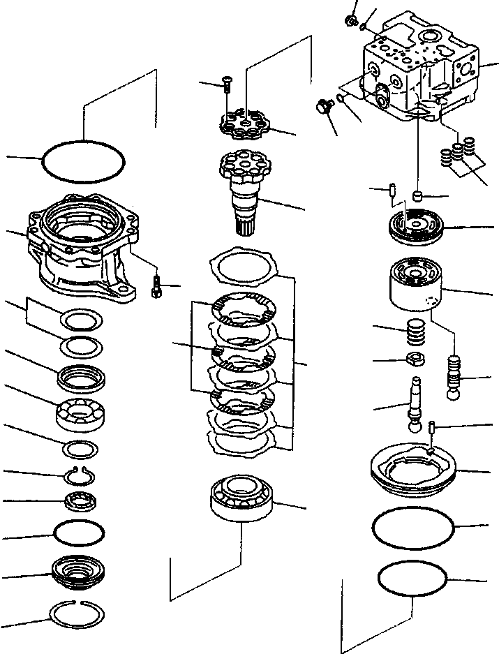 MOTOR ASSEMBLY, SWING (COMPLETE) 706-77-01280 KOMATSU