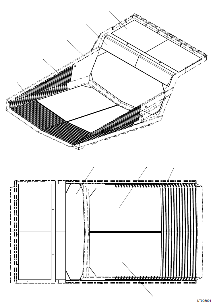 FRONT WALL LINER KDE0309 KOMATSU