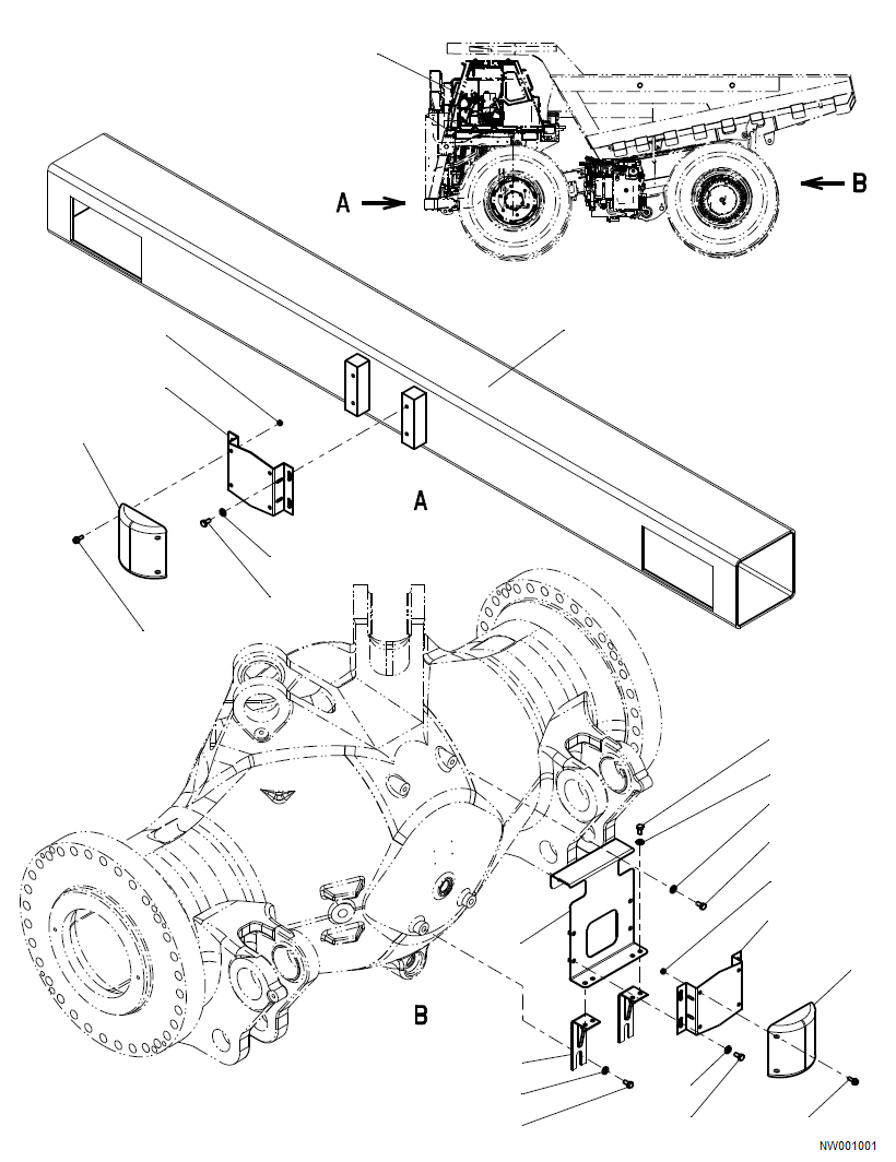 FRAME, REWORK 561-98-N8A10 KOMATSU